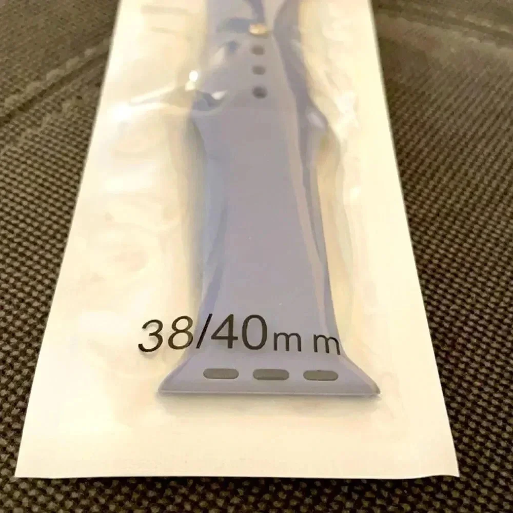 Purple Apple Watch Silicone Band 38/40